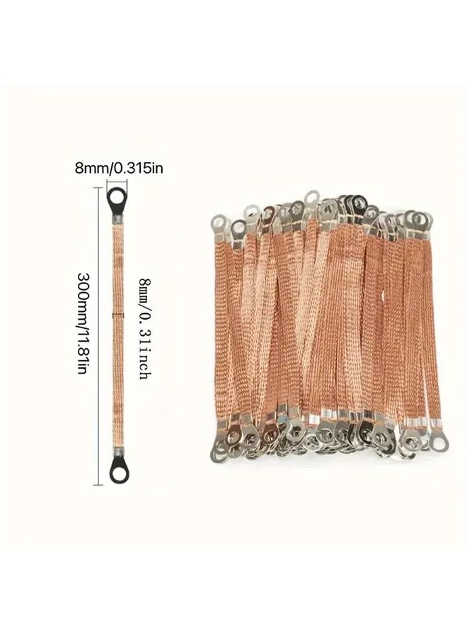 6mm 300mm Copper Braided Grounding Wire Aperture for Distribution Box - Image 5