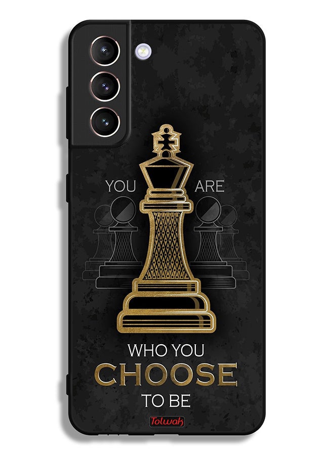 Tolwak Samsung Galaxy S21 Plus 5G Protective Case Cover You Are Who You Choose To Be - Image 3