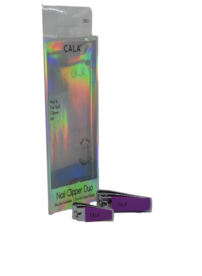 Cala Soft touch orchid nail clipper duo - Image 2