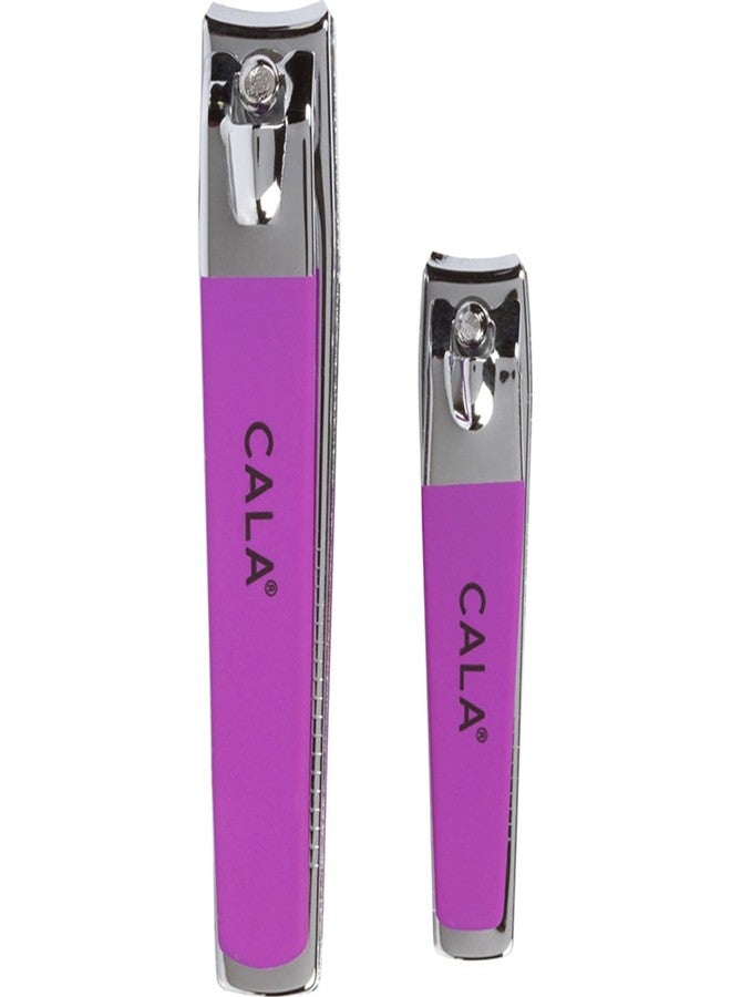 Cala Soft touch orchid nail clipper duo - Image 1