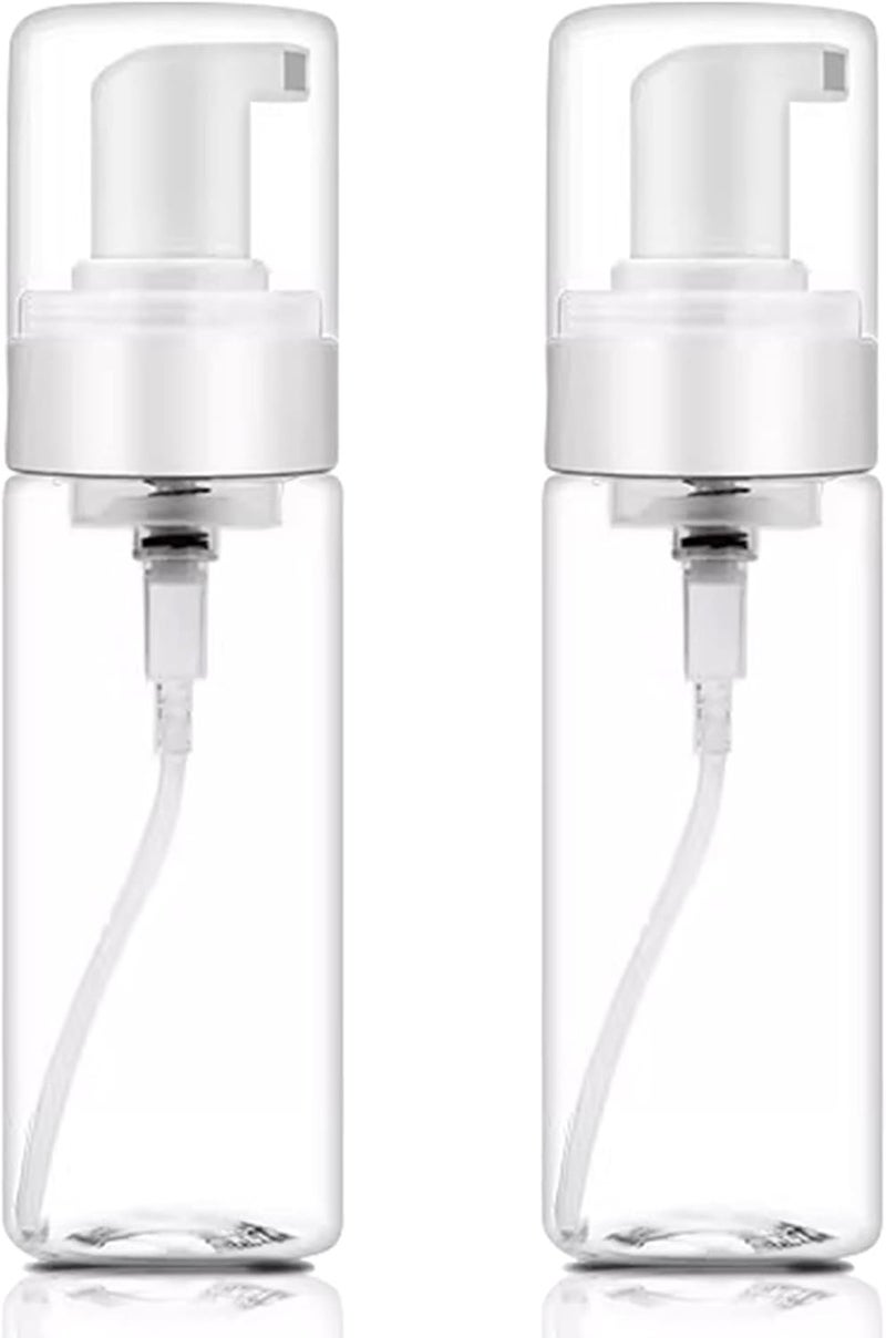 new star tattoo Foam Bottle Dispenser,2pcs 200ml/7OZ Foaming Pump Bottle Foam Soap Bottle Dispenser Transparent Empty Spray Bottles Foaming Hand Soap Dispenser Bottles Refillable Soap Dispenser