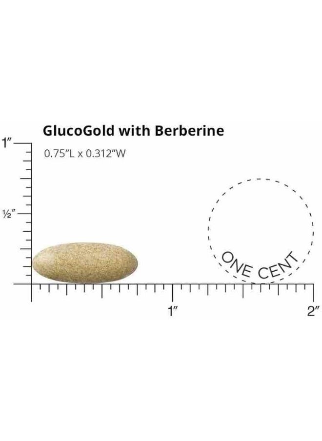 DOCTORS PREFERRED - DOCTORS' PREFERRED GlucoGold with 1500 mg per Day of BerberPure Berberine, Concentrated Cinnamon, Chromium, Banaba Leaf Extract (90 Tablets) - Image 1