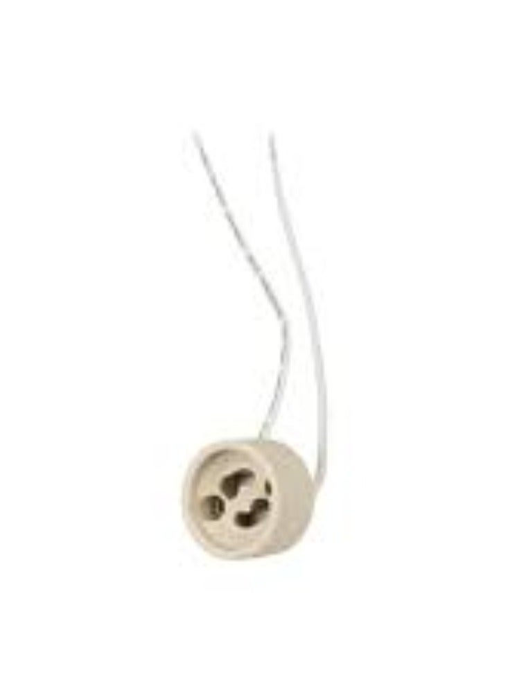 KNP KNP GU-10 Bulb Holder Pack of 1 provides a reliable and practical solution for installing GU-10 bulbs in various lighting fixtures.  - Image 1