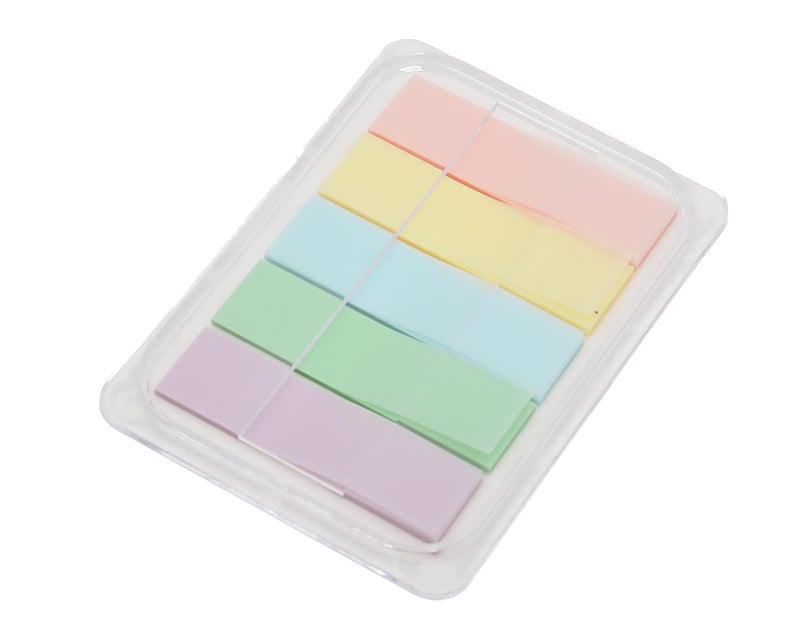 M.G M&G Sakura Time Sticky Notes, Colorful Flags, 5 Colors, 20 Sheets, Strong Adhesive - Image 1