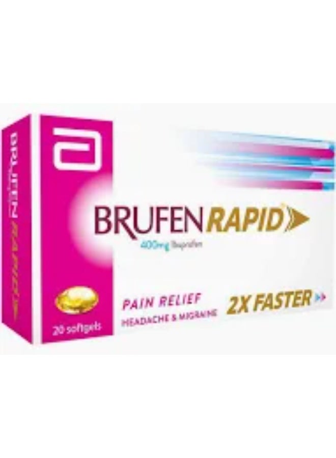Brufen Rapid 20 softgels