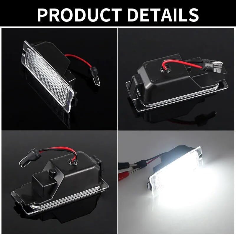 DEMULAX 2Pcs Error Free License Plate Light for Ford - Image 5