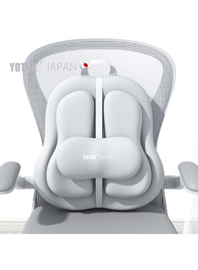 Yotok Lumbar Support Cushion Ergonomic Office Chair Backrest For Long Sitting - Image 2