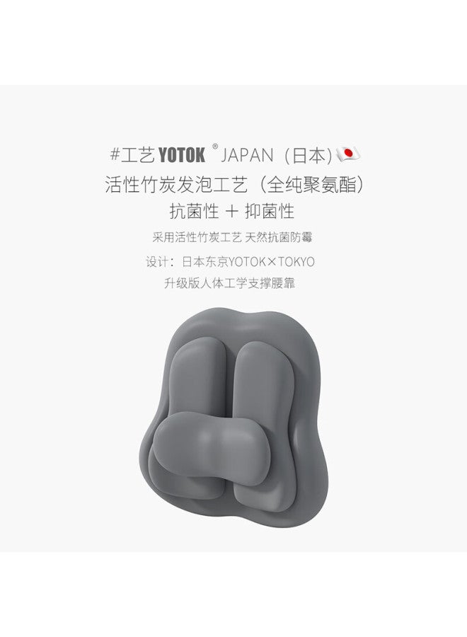 Yotok Lumbar Support Cushion Ergonomic Office Chair Backrest For Long Sitting - Image 1