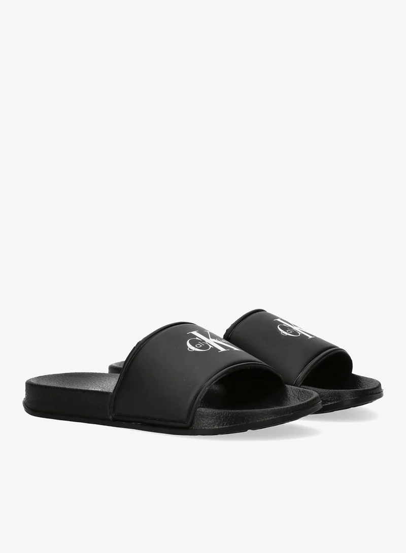 Calvin Klein Jeans Youth Freddie Logo Pool Slides