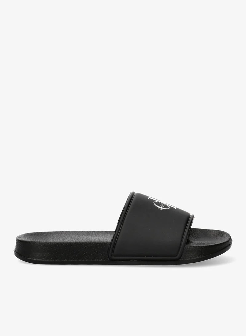 Calvin Klein Jeans Youth Freddie Logo Pool Slides