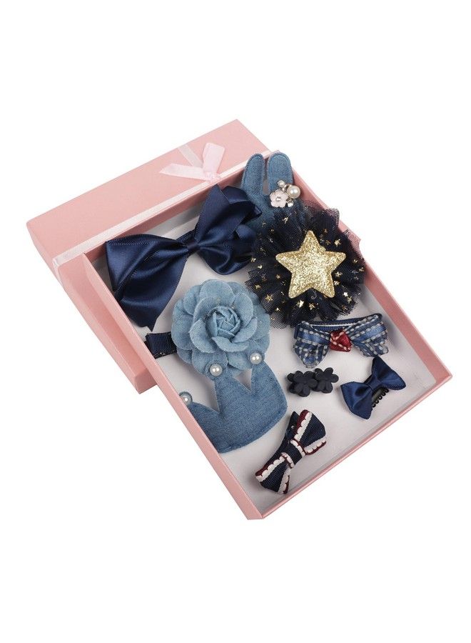 Yellow Bee Girls Fashionable Hair Clips Set 2 Pack (Lime Blue) - Image 4