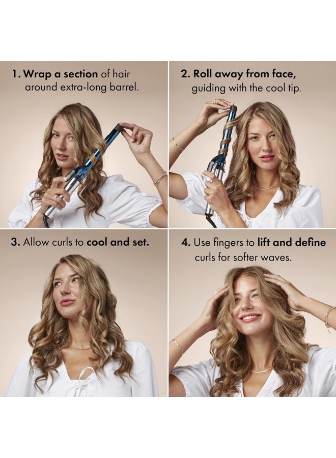 BaBylissPRO Nano Titanium Extended Barrel Curling Iron, Hair Styling Tools & Appliances, BNTW100XLUC - Image 2