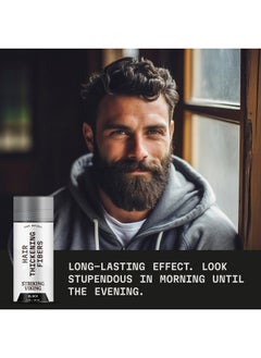 Striking Viking Striking Viking Hair Fibers for Thinning Hair - Hair Building Fibers (Black) 28g - Naturally Derived Formula - Long Lasting Hair Powder for Undetectable, Thicker Looking Hair for Men & Women  - Image 3