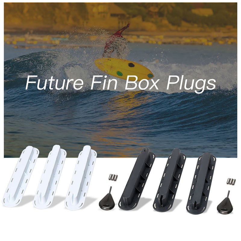 3 Pack Future Tri Fins Box Plugs Fin Base SUP Screw Surf Fins Plugs Set Extra Fin Key Fin Screws - Image 2