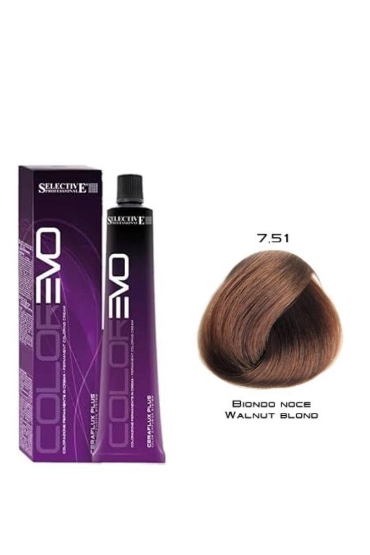 Selective Professional Color evo 7.51 Walnut Blonde 100ml - Image 1