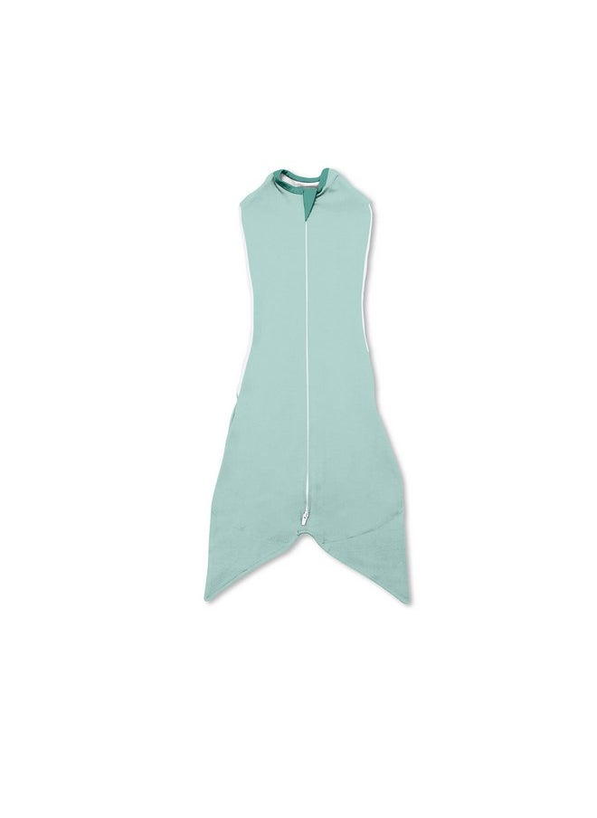 SwaddleMe SwaddleMe Room to Grow Pod - 0-6 Months, 1-pack (Teal Waves) Expandable Baby Swaddle Grows with Baby and Helps Prevent The Startle Reflex for Comfortable Sleep  - Image 4