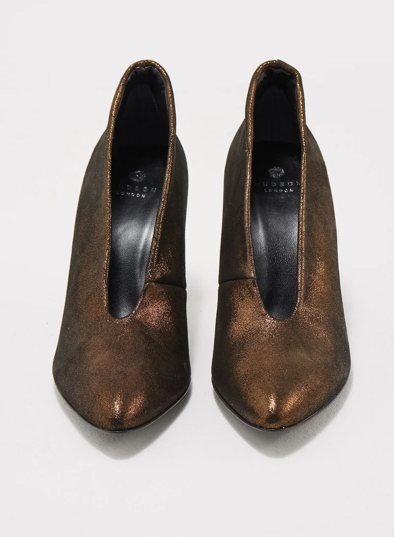 Hudson Stacey Suede Pumps