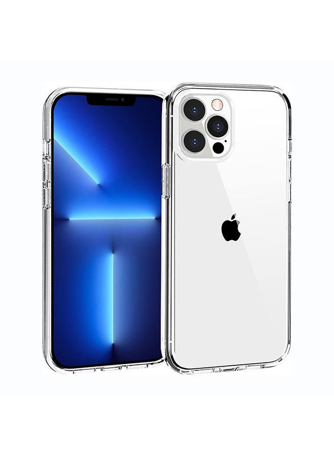 O Ozone Military Grade Clear Case Compatible With iPhone 13 Pro| Transparent Shockproof Protective Cover | Anti-Yellow Hard PC + Soft TPU Hybrid Case | Drop Protection & Slim Design - Image 1