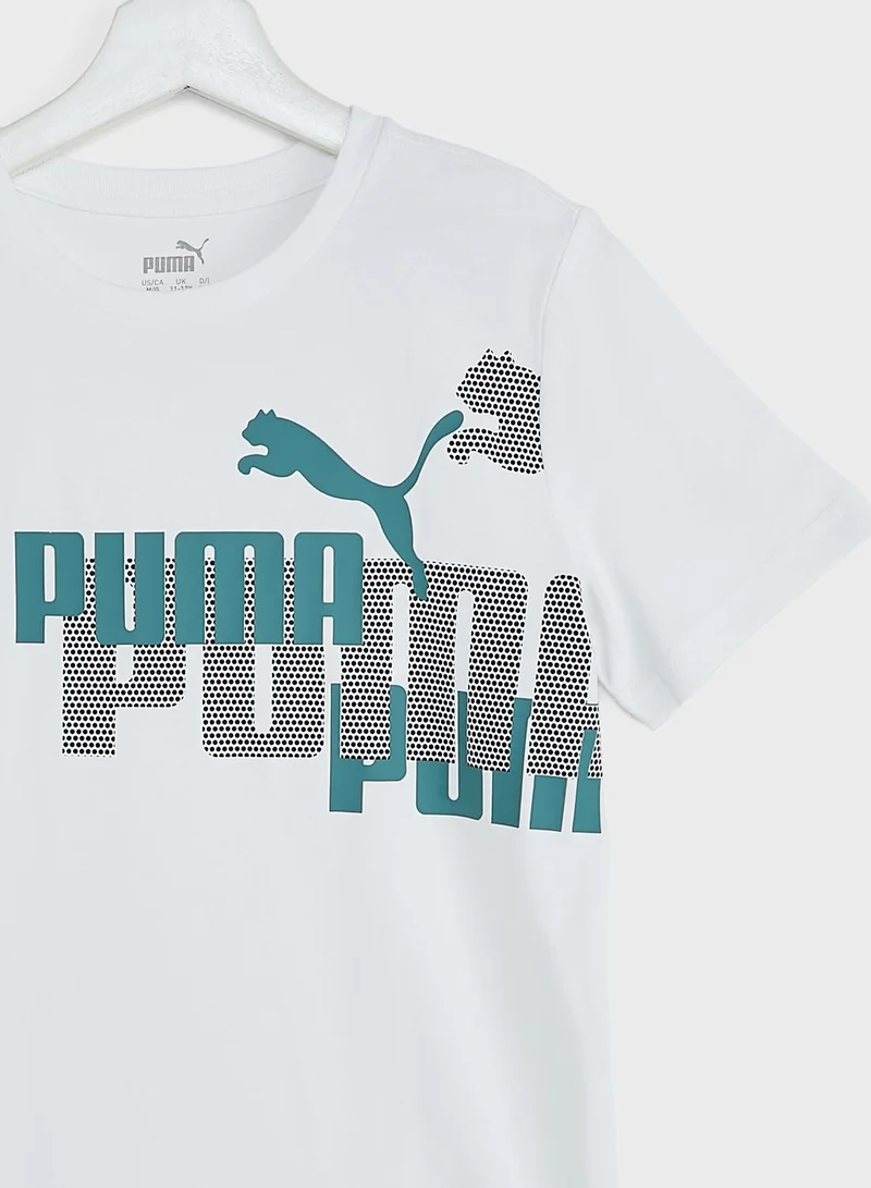 PUMA Youth Essential Logo Power T-Shirt