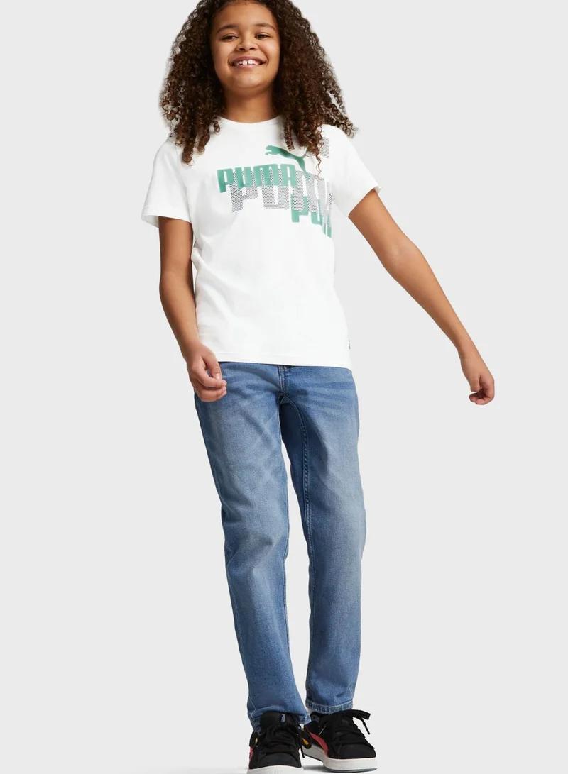 PUMA Youth Essential Logo Power T-Shirt