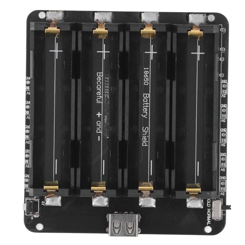 Battery Holder 4 x Lithium Battery PCB 5V 3A Output - Overcurrent Overvoltage Protection - Battery Development Board for Mobile Power Supply - Image 1