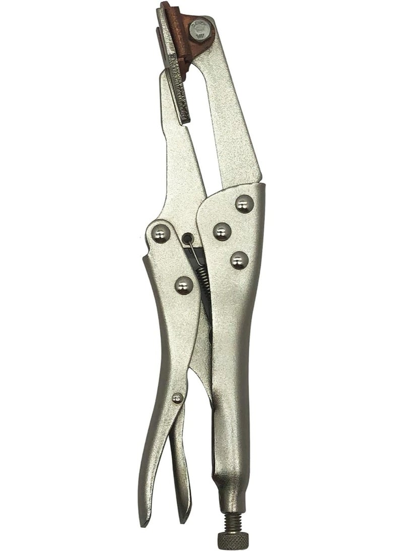 كماشة لحام قابلة للقفل بفكي تثبيت مسطحين وأداة تثبيت قابلة للتعديل