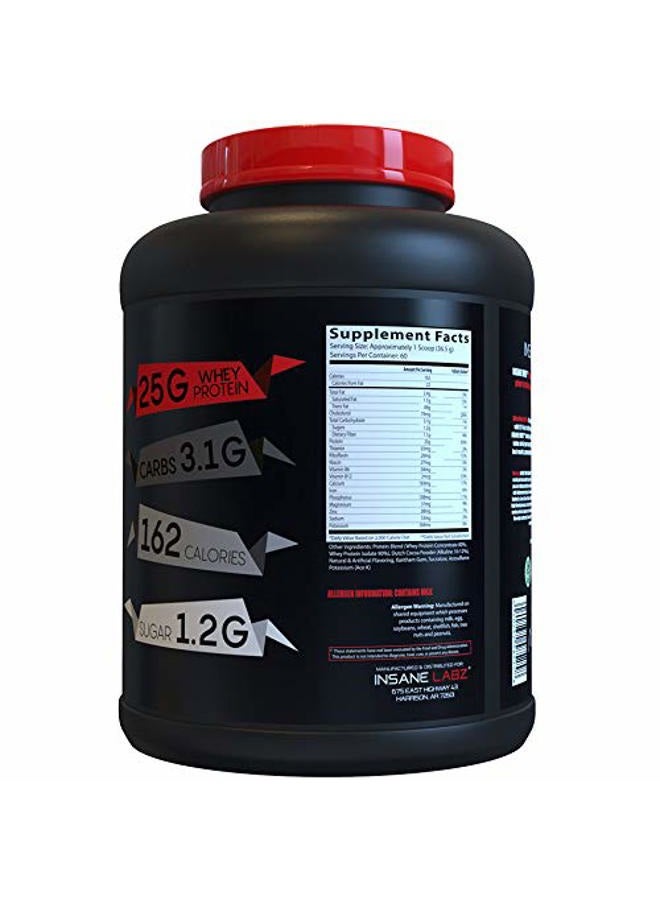 Insane labz Insane Whey,100% Muscle Building Whey Protein, Post Workout, BCAA Amino Profile, Mass Gainer, Meal Replacement, 5lbs, 60 Srvgs, (Chocolate) - Image 2