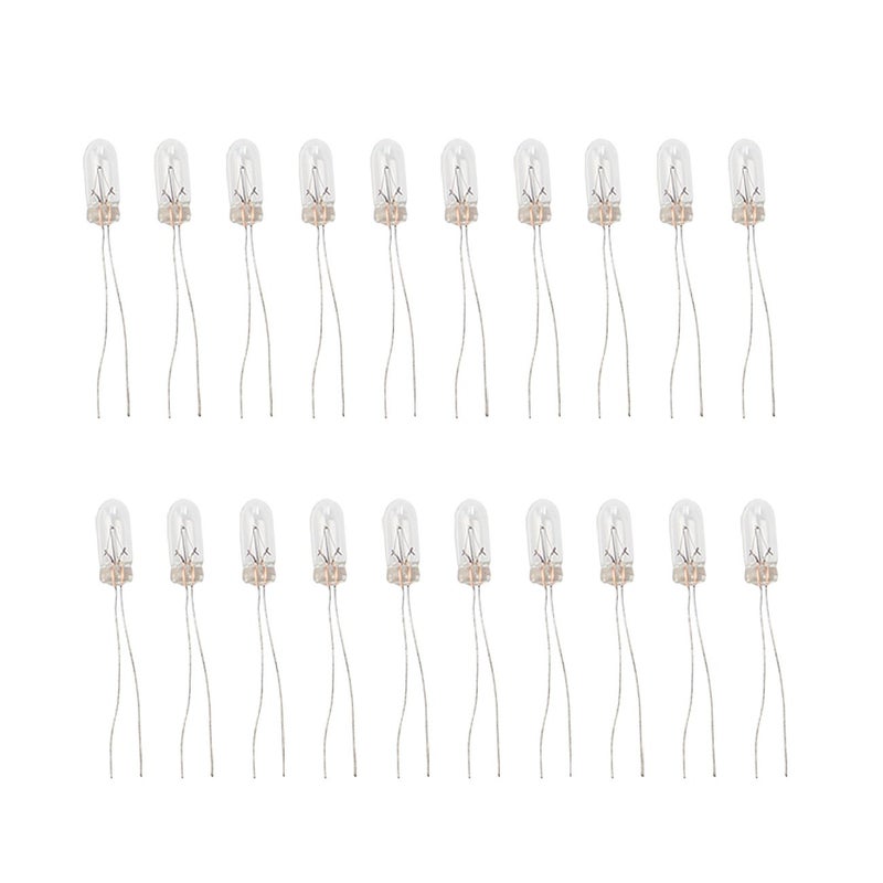 DrRoc 20 Pcs T5 Instrument Cluster Bulbs Gauge Panel Dashboard Back light Bulbs 12v Compatible with Chevy Silverado Suburban Avalanche Trailblazer GMC Sierra Yukon Dash lights