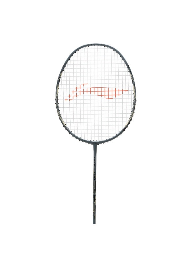 Li-Ning Blaze 100 78G Carbon Fibre Badmiton Racket Strung Badminton Racket with Free Full Cover (Metal/Black/Ivory) - Image 2