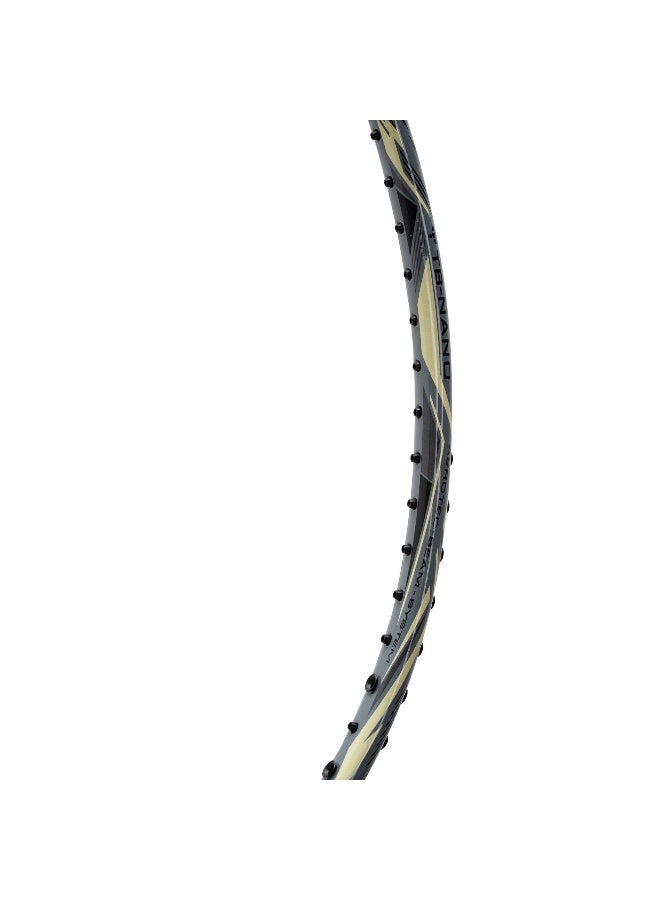 Li-Ning Blaze 100 78G Carbon Fibre Badmiton Racket Strung Badminton Racket with Free Full Cover (Metal/Black/Ivory) - Image 5