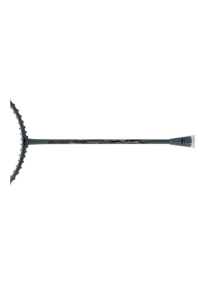 Li-Ning Li‑Ning Blaze 100 Carbon-Fibre Strung Badminton Racket – Gun Metal/Black/Ivory (≈78 g)  - Image 5