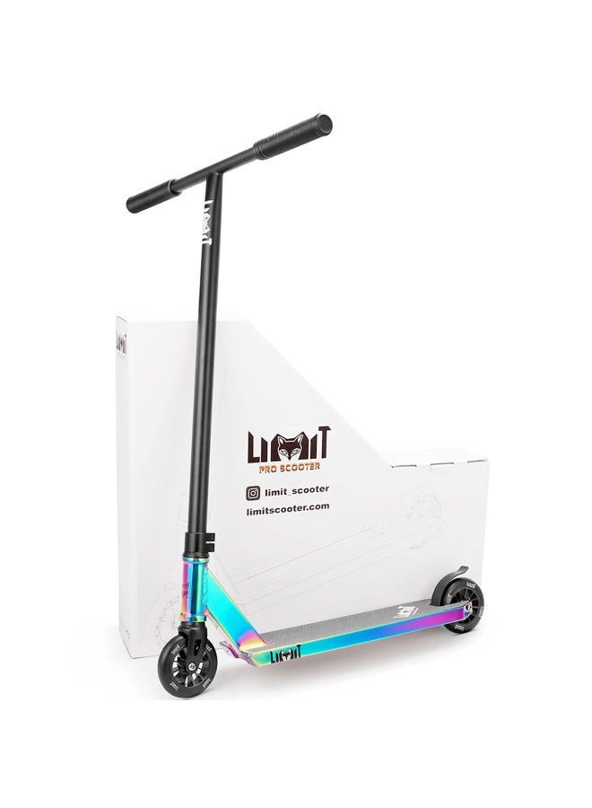 Limit LMT69 Professional Scooter-Trick Scooter-Intermediate and Beginner Stunt Scooter Suitable for Children, Teenagers and Adults 8 Years Old and Above(Black Color) - Image 1