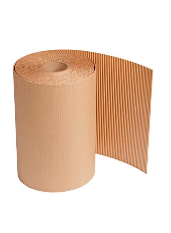 Midwest 30 Mtr Corrugated Roll Brown Packaging Paper Corrugated Cardboard Sheets Eco-friendly Wrap Kraft Paper Roll For Packing, Moving, Gift Wrapping, Shipping Etc.(130cm Height) - Image 2