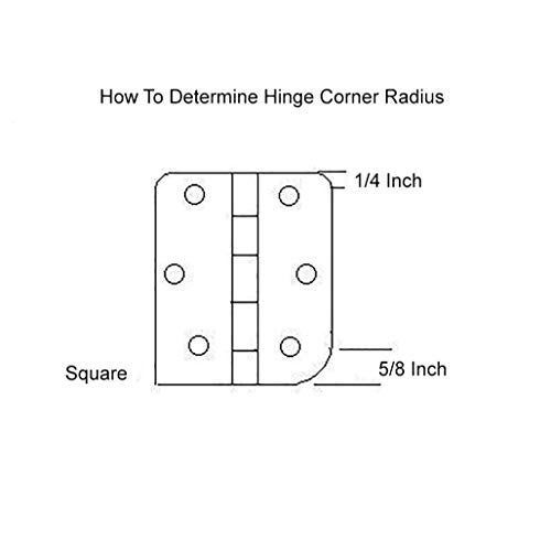 Dynasty Hardware Door Hinges, 4-Inch Spring Loaded Self Closing Hinges with 5/8" Radius Corners, Heavy Duty for Interior or Exterior Doors, Quiet Auto Close Action, 2-Pack, Oil Rubbed Bronze Finish - Image 4