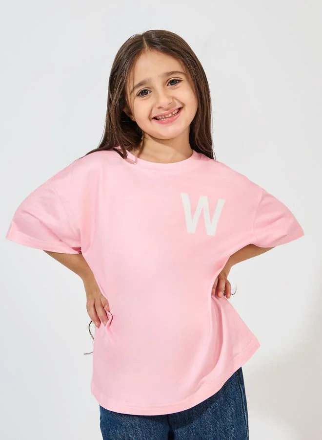 Styli Styli Graphic Back Printed Oversized T-Shirt