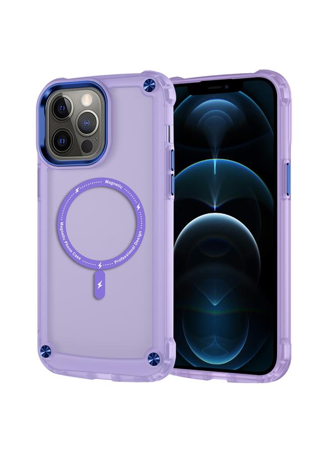 Zaboon Case For iPhone 12 Pro Max Skin Feel TPU + PC MagSafe Magnetic Phone Case - Image 1