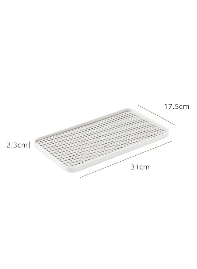 WooFree Double Layer Drainer Tray Detachable Vegetable Fruit Draining Holder Bathroom Accessories - Image 2