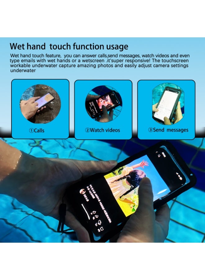 general Suitable for iPhone 16ProMax/16Pro waterproof swimming mobile phone case snowproof mobile phone case - Image 4