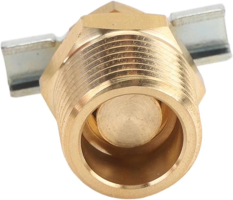 صمام تصريف استبدال سخان المياه من النحاس الأصفر 1 2 NPT لأنظمة السباكة للمقطورات - Image 4