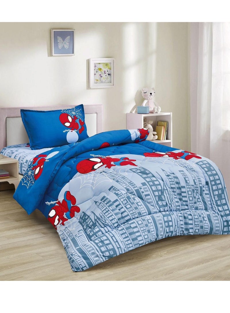 Ming Li Soft and fluffy medium fill 3-piece baby bedding comforter set, one size for boys and girls, printed and stitched pattern  - Image 1