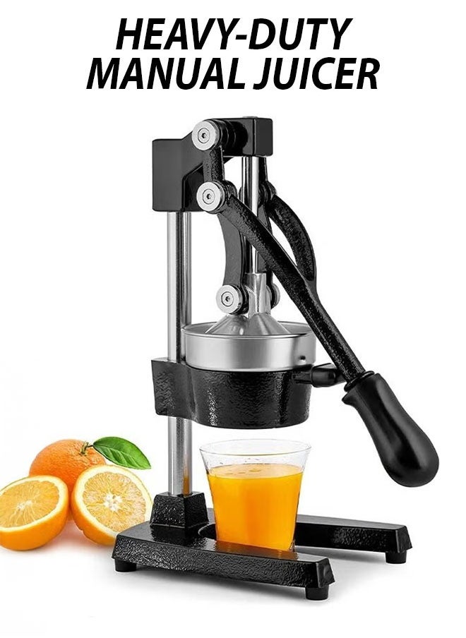 Generic Professional Heavy Duty Manual Metal Fruit Citrus Juicer Lemon Squeezer Lime Orange Fresh Healthy Juice Presser Extractor without Seeds Juicing Machine For Commercial And Household  - Image 1