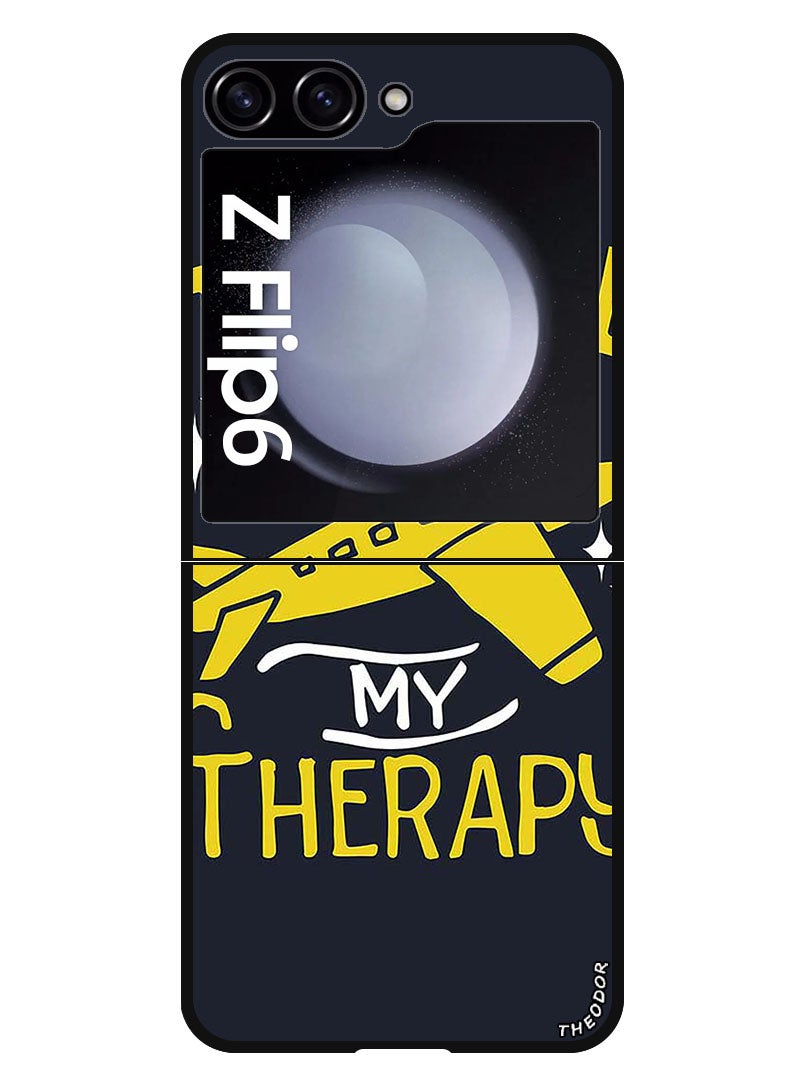 Theodor Protective Case Anti Scratch Shock Proof Bumper Cover For Samsung Galaxy Z Flip 6 Travel Therapy - Image 1