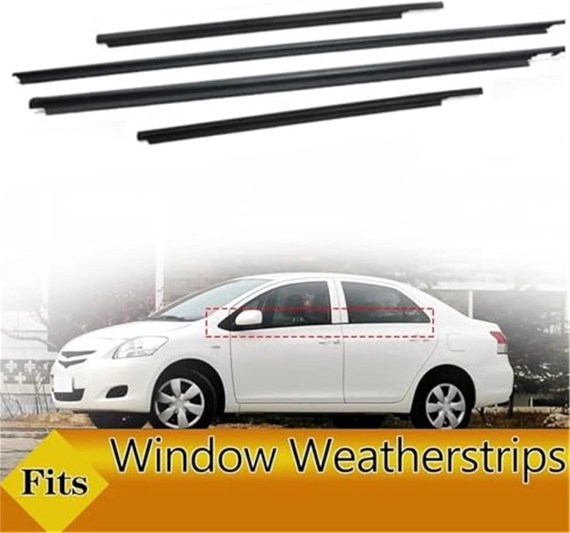 Vuzmode 4PCS Car Window Door Seals for Toyota Vios - Image 4