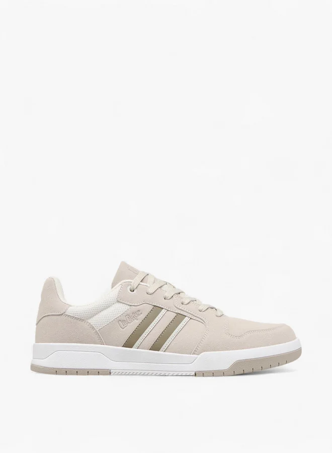 Lee Cooper Men's Panelled Sneakers with Lace-Up Closure