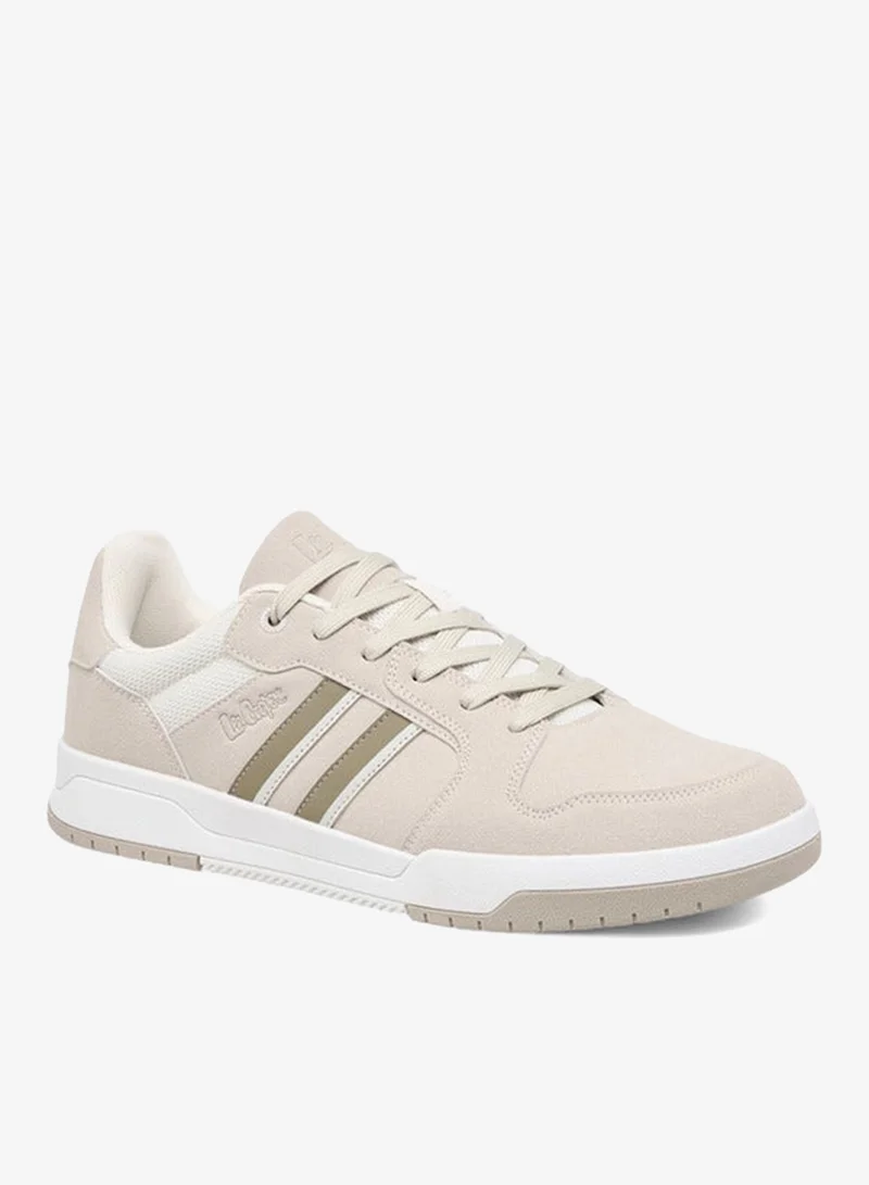 Lee Cooper Men's Panelled Sneakers with Lace-Up Closure