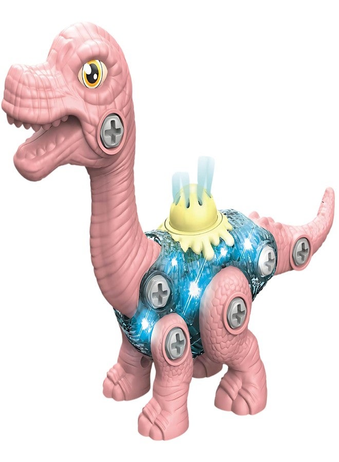 ThinkerPlace DIY Sliding Dinosaur Kit Brachiosaurus with Light & Sound | Learn About Fossils | Take Apart Dinosaur Toys | Build, Play & Learn | Toy for Kids Age 4+ | Science & Learning Toy - Image 1