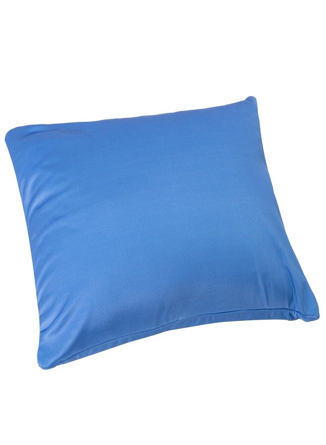 Focustree Microbead Throw Pillow Bedding Neck Pillows with Removable Cover, 16" x 12" Bed and Couch Decorative Pillow for Home Sofa Bedroom Fun Colors Support. Silky, Comfortable (Royal Blue) - Image 1