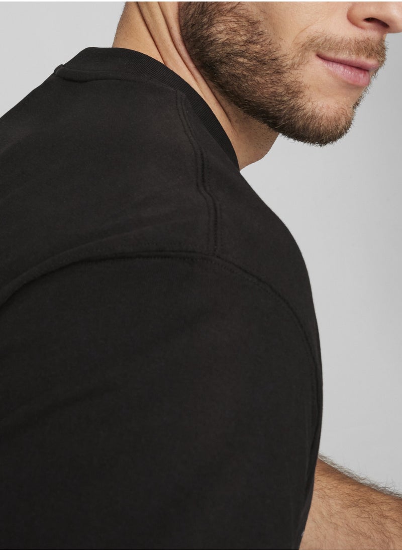 PUMA GRAPHICS Mens Black T-shirt  - Image 2