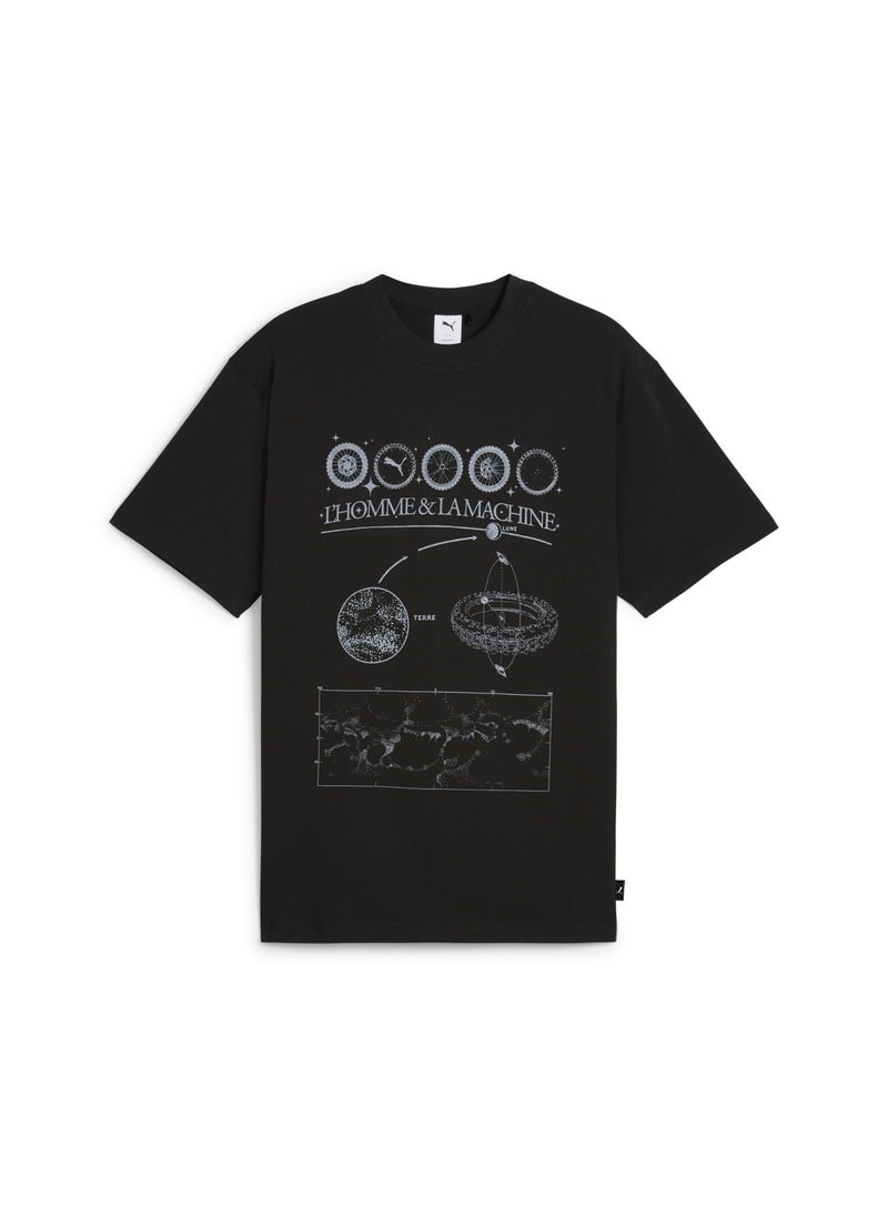 PUMA - GRAPHICS Mens Black T-shirt - Image 1