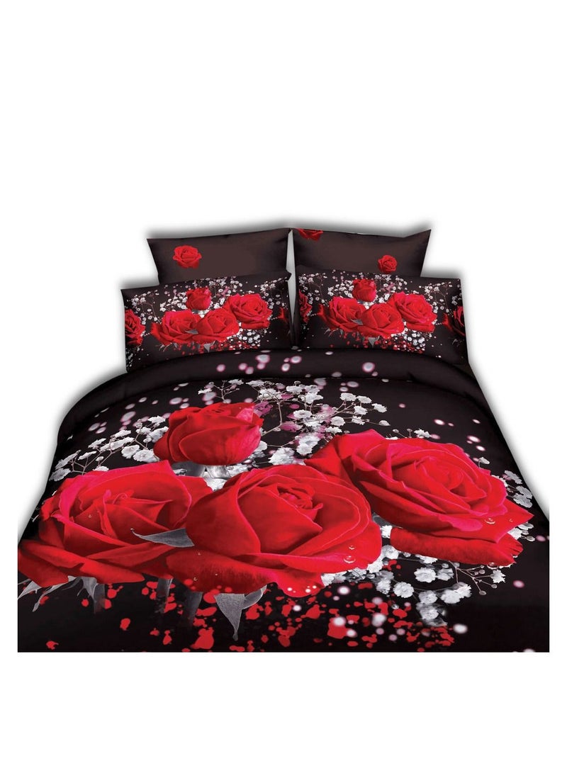 Family Bed Coverlet Set Satin cotton 3 pieces size 240 x 240 cm model 4012 from Family Bed  - Image 5